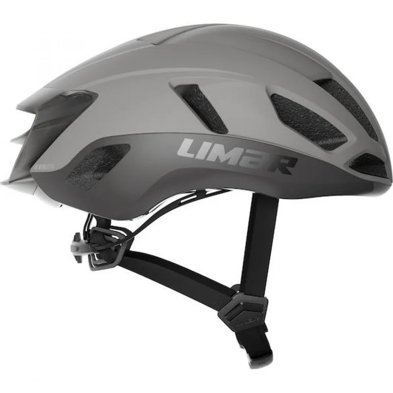 Limar Air Atlas Matt Gray M Grau - aerodynamischer Rennradhelm mit Top-Belüftung