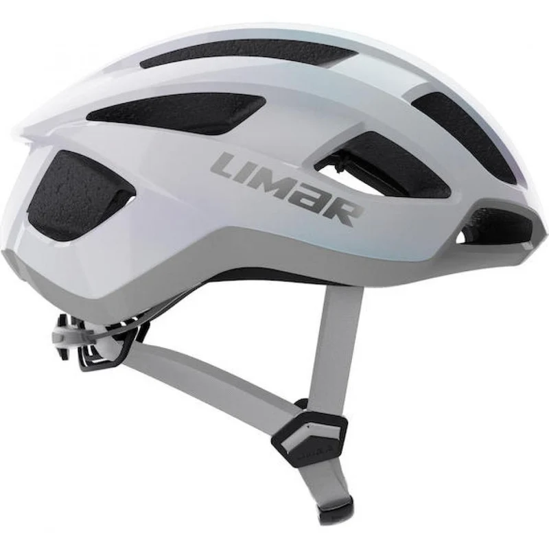 Limar Air Stratos Opal White Silver L Weiß/Silber - leichter All-Terrain-Fahrradhelm mit Top-Belüftung