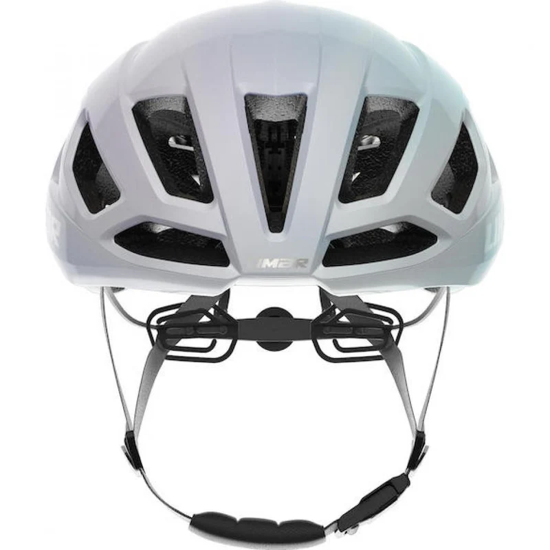 Limar Air Atlas W&B Opal White Silver L Weiß/Silber - aerodynamischer Rennradhelm der aktuellen Generation
