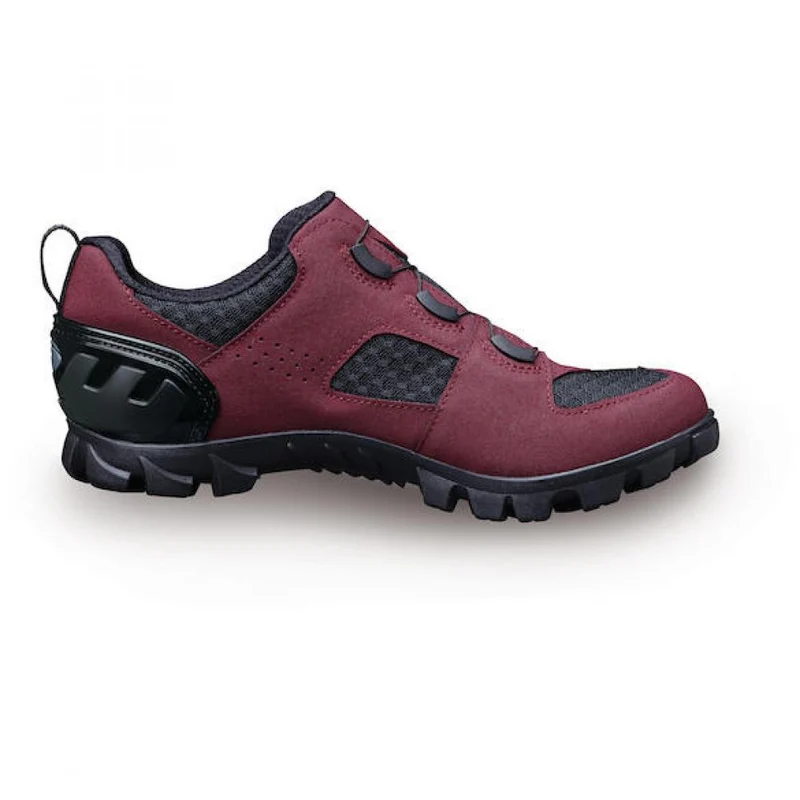 Sidi MTB Turbo burgundy/black 41 Burgunder/schwarz - leistungsstarker MTB-Schuh mit Outdoor-Sohle
