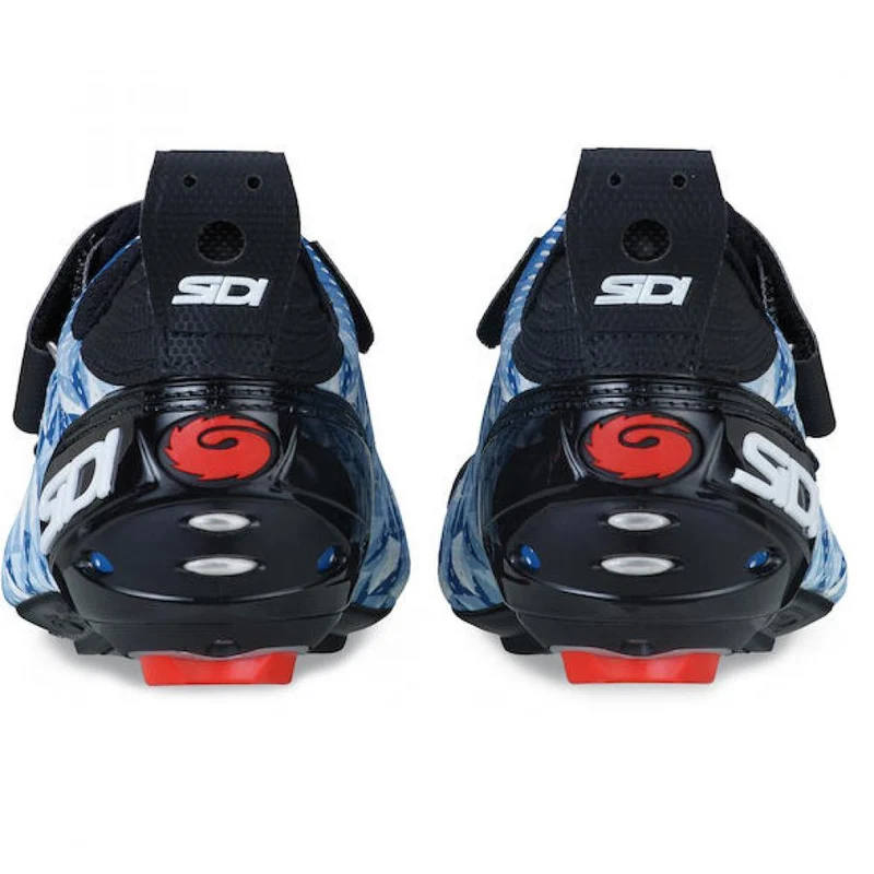 Sidi ROAD T-5 Air blue/white/black 39 Blau/weiß/schwarz - atmungsaktiver Triathlon-Rennradschuh