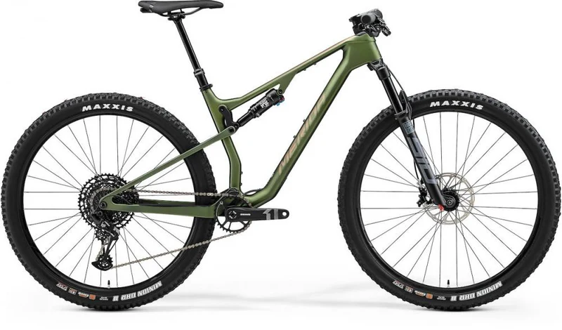 Merida NINETY-SIX 6000 III2 M grün/grün - leichtes Carbon-Fully für schnelle Trails