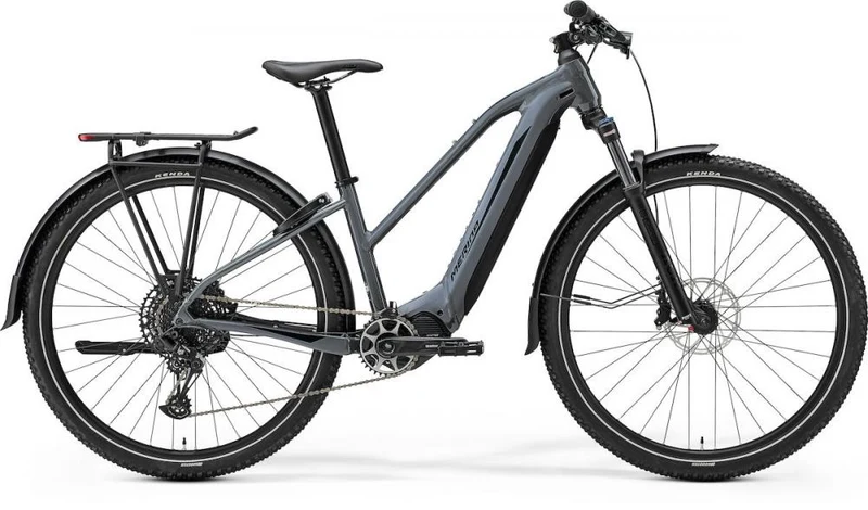 Merida eBig.Tour 675 EQ IV2 grau/schwarz, Größe: S 38cm, Farbe: Grau/Schwarz