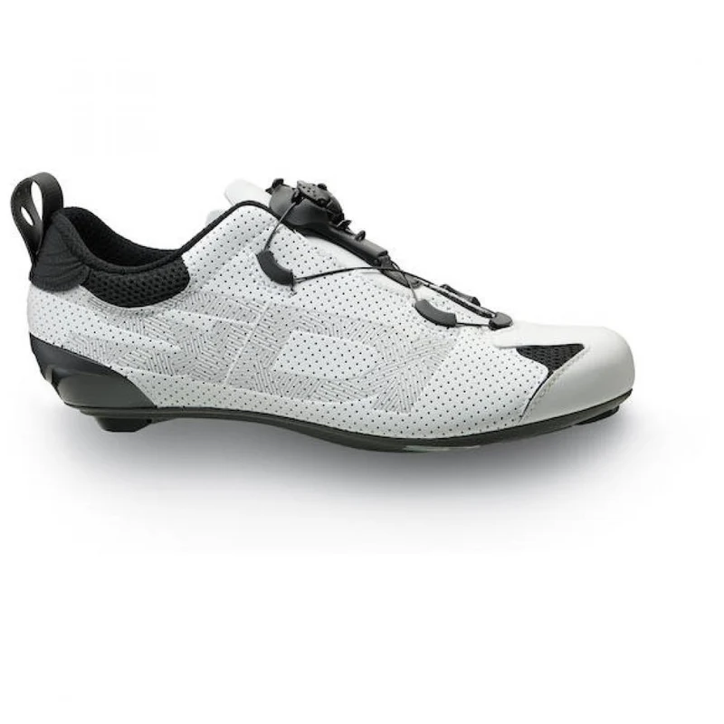 Sidi ROAD Tri-Sixty white 43.5 Weiß - Triathlon-Rennradschuh mit maximaler Kraftübertragung