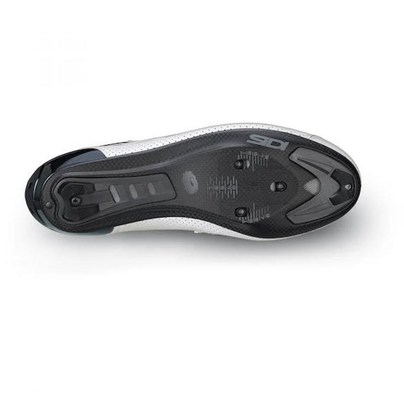 Sidi ROAD Tri-Sixty white 43.5 Weiß - Triathlon-Rennradschuh mit maximaler Kraftübertragung