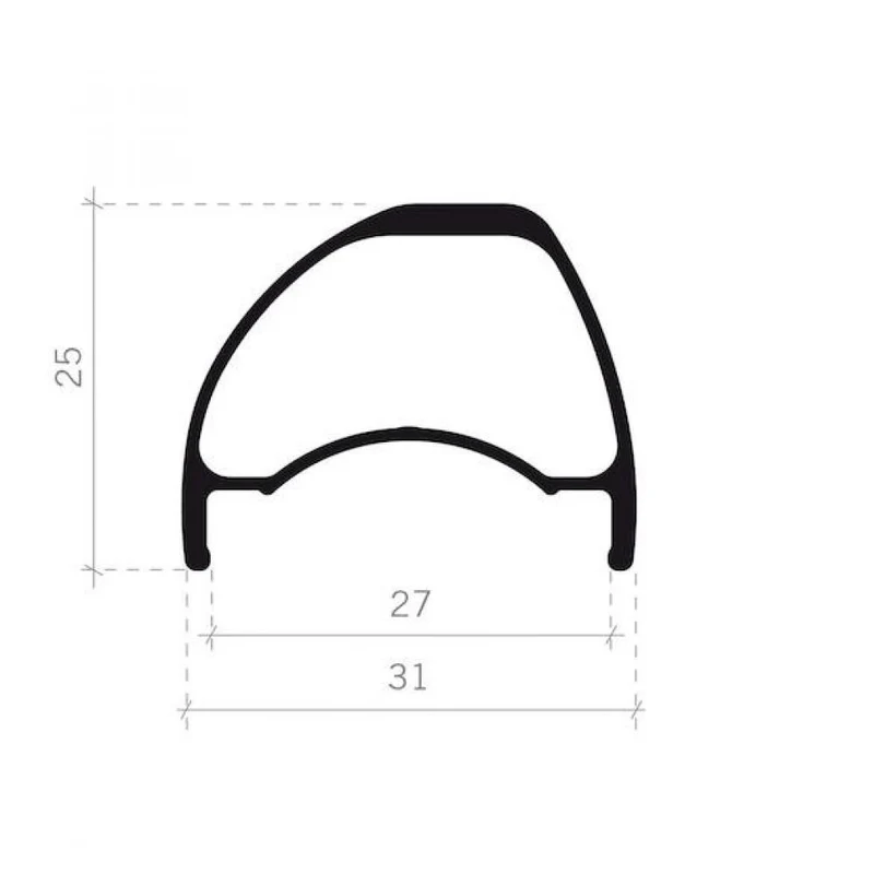 FSA Laufradsatz Grid Off-Road 27,5" 584x27 mm Schwarz - robuster Enduro-Laufradsatz