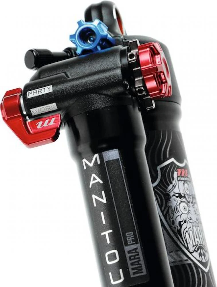 Manitou Federbein Mara Pro Eyelet Mount 230x65 mm Schwarz - einstellbarer Dämpfer für All Mountain & Enduro