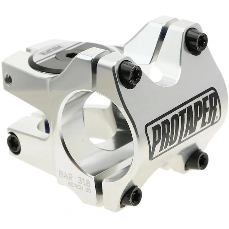 Protaper Vorbau Team 31,8 x 40 mm Silber poliert - stabiler MTB-Lenkerhalter