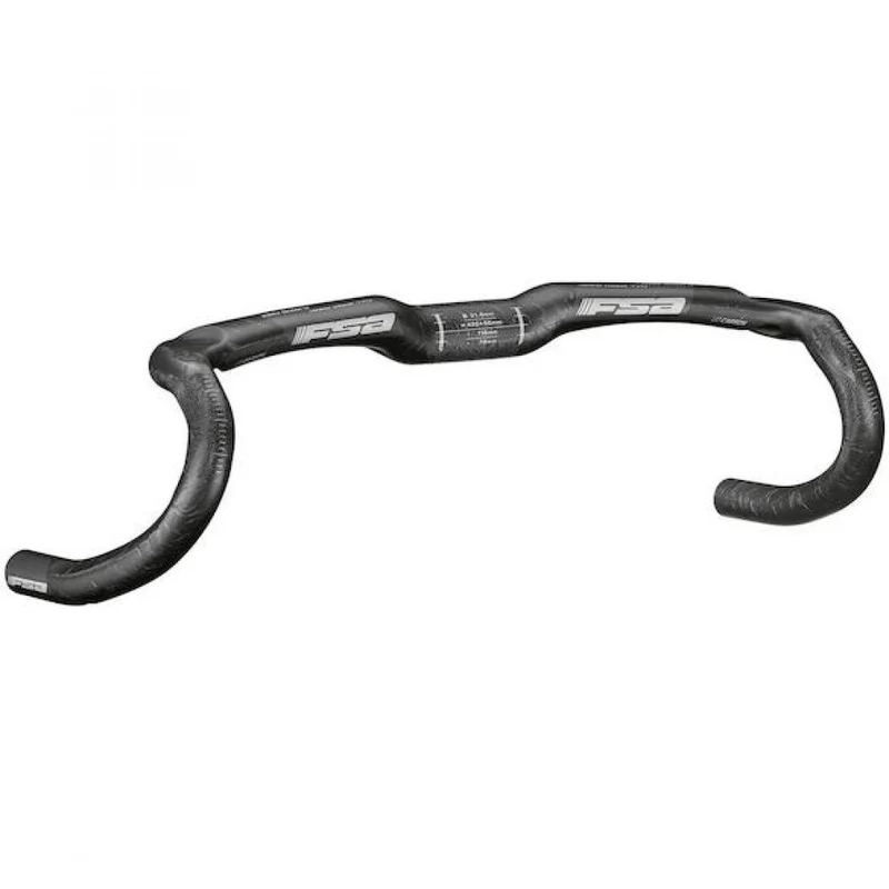 FSA Lenker AGX K-Wing 31,8 x 420 mm Schwarz - komfortabler Carbon-Gravellenker