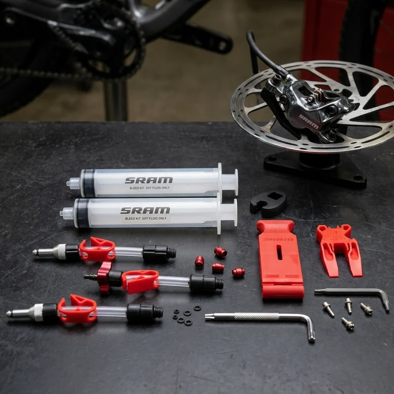 Scheibenbremsen Entlüftungs-Kit SRAM Standard V2 ohne DOT5.1 Flüssigkeit