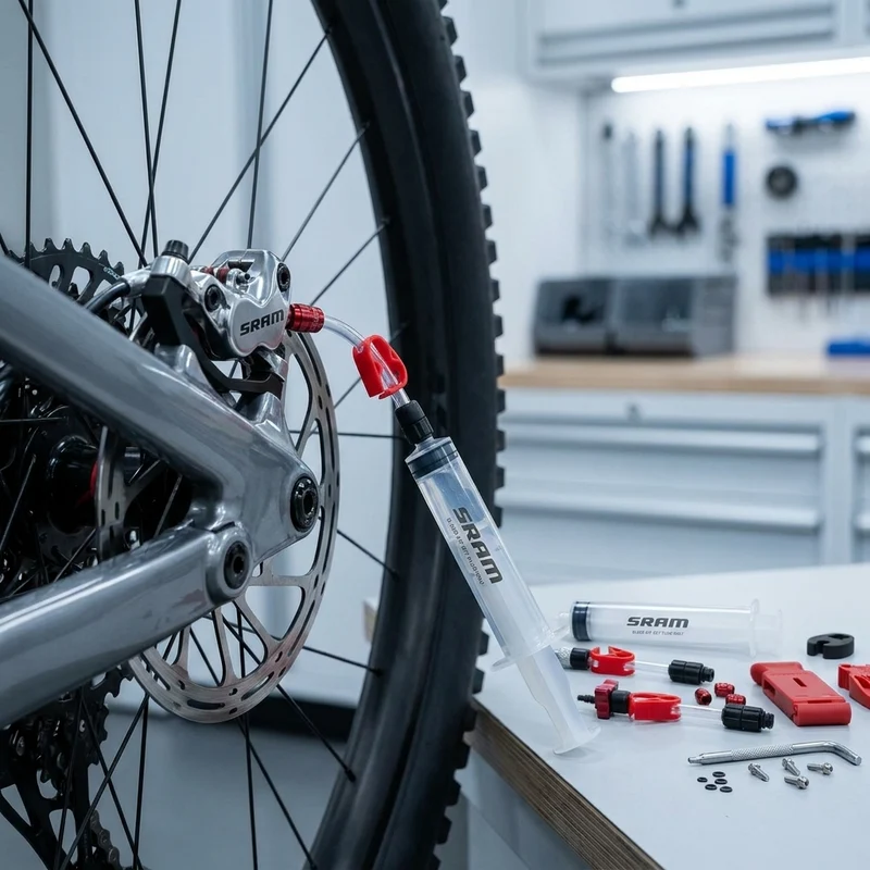 Scheibenbremsen Entlüftungs-Kit SRAM Standard V2 ohne DOT5.1 Flüssigkeit