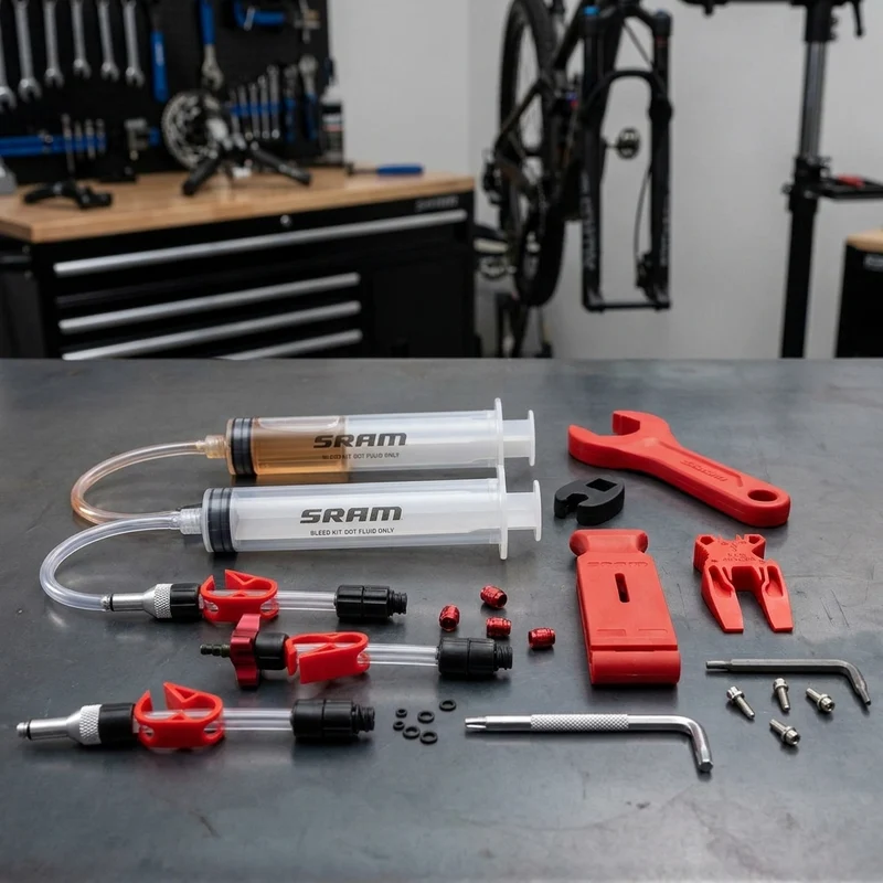 Scheibenbremsen Entlüftungs-Kit SRAM Standard V2 ohne DOT5.1 Flüssigkeit
