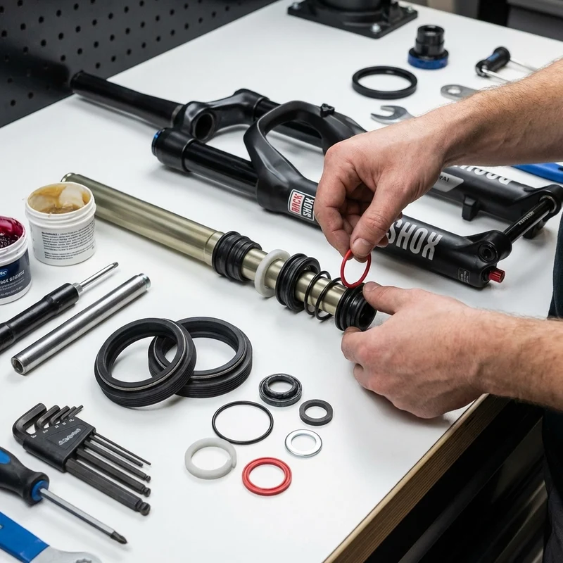 RockShox Federgabel Service-Kit Pike DJ A1 Gabel Service-Kit Basic 00.4315.032.550