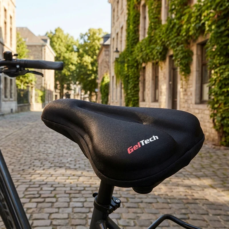 XLC Sattelüberzug Touren/City XL SC-G02 schwarz, 244-269x254-279mm, Geltech Ergo