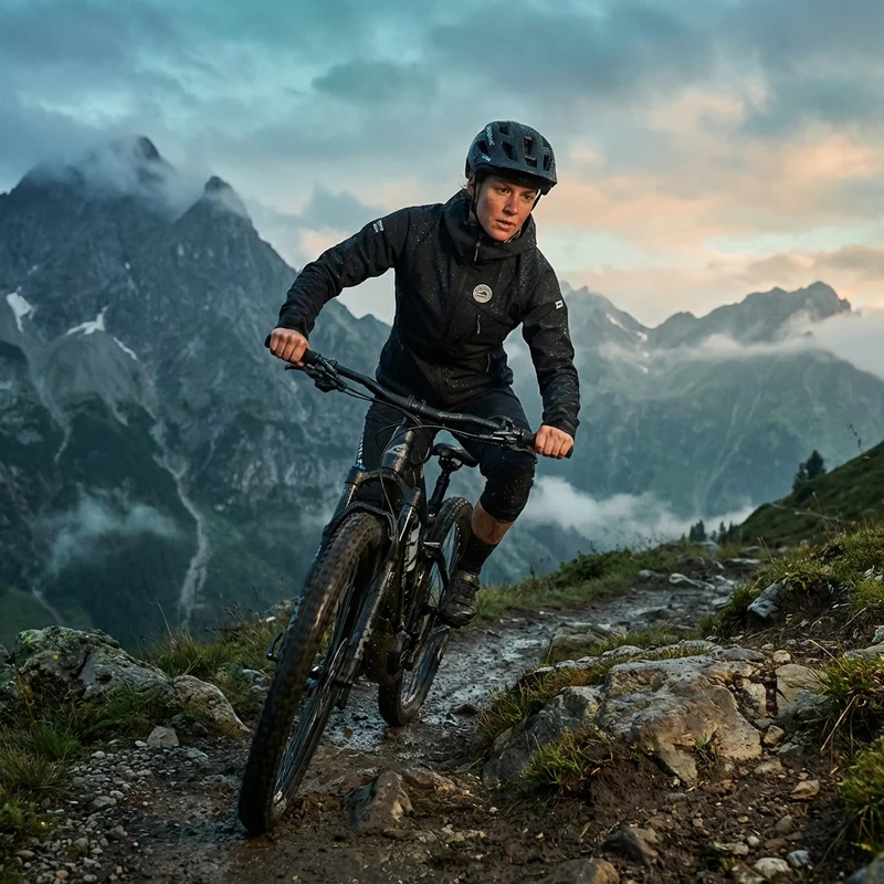 Haibike Softshell Jacke Spitzstein schwarz by Maloja women Größe M