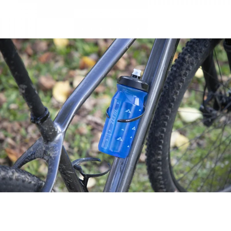 Zefal Trinkflasche Sense Soft 65, 650ml, transluzent blau, weiches Silikon-Mundstück, BPA-frei, spülmaschinengeeignet, ergonomisch, Höhe 206mm, Ø 74mm
