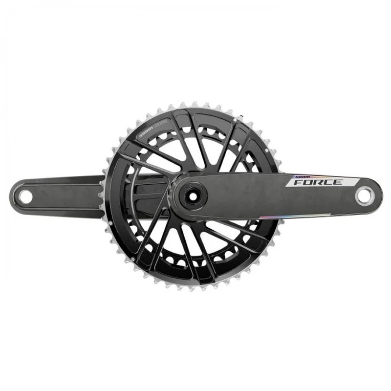 SRAM Kurbelgarnitur Force E1 Kurbelgarnitur 165 mm 48-35T - leichte - steife 2-fach Performance