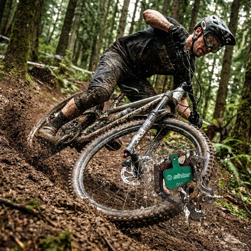 Scheibenbremsbelag Sinter 015 Zoom organisch, MTB Race, grün, 25 Stück