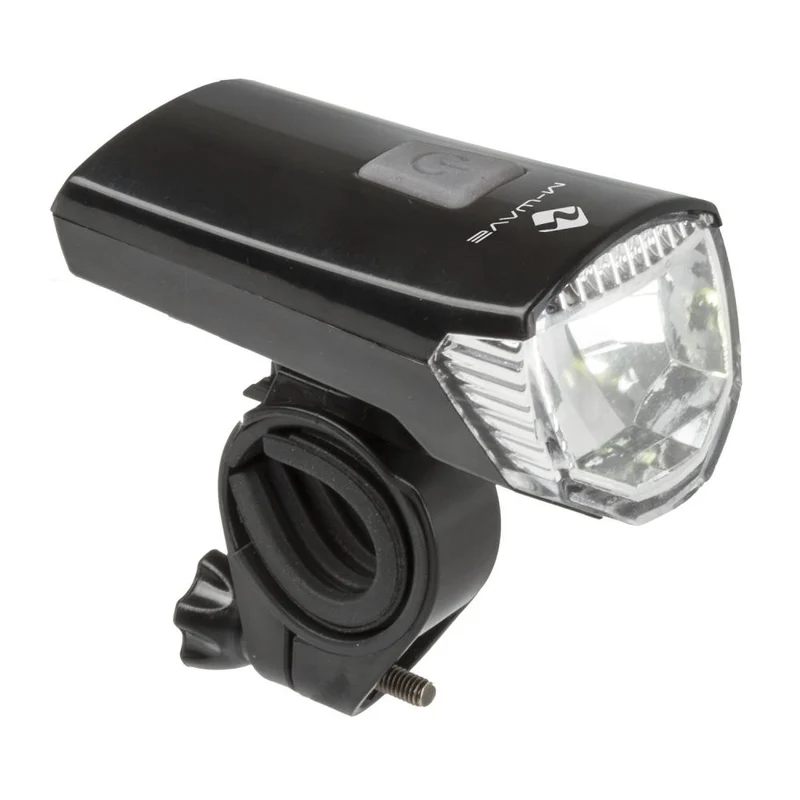 M-WAVE Akku-Beleuchtungsset ATLAS K 11 USB schwarz 28 lx