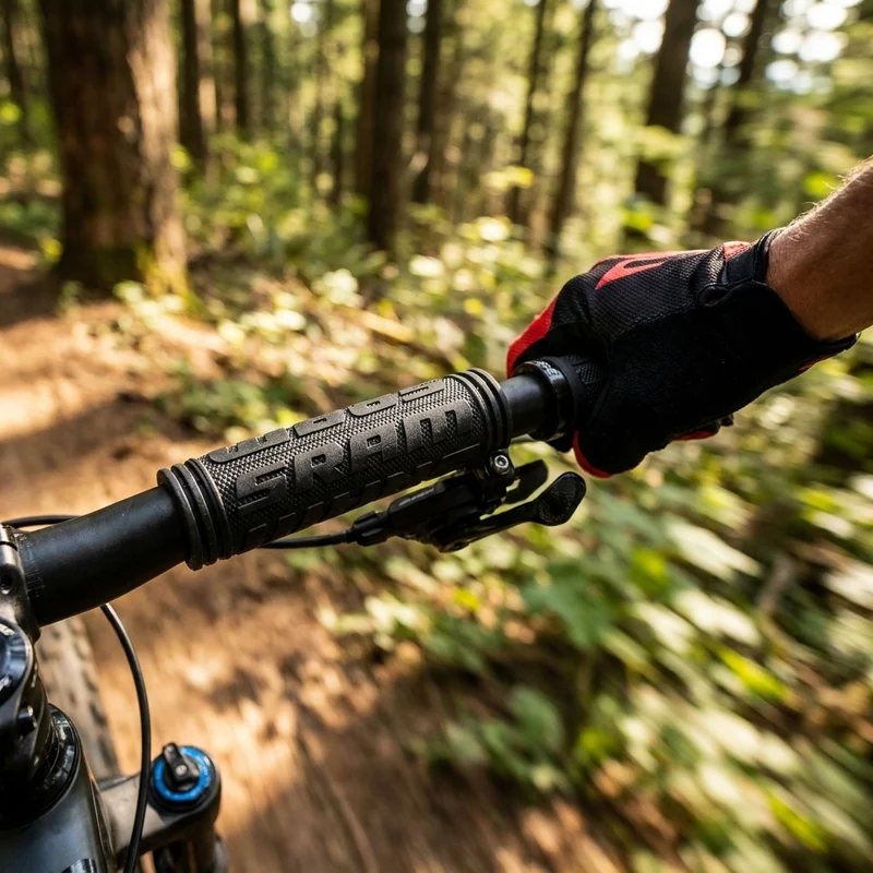SRAM Racing Griffe 130 mm schwarz - sicherer Halt für sportliche Fahrten