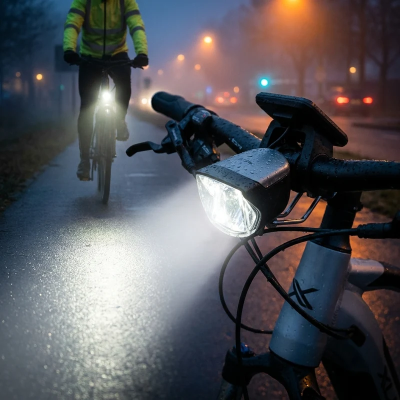 XLC Scheinwerfer LED E-Bike ready Reflektor 70Lux Schalter Senso