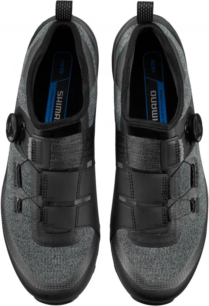SHIMANO Fahrradschuhe ET701 Herren/Damen MTB FLATPEDAL Fahrradschuhe 44 Schwarz
