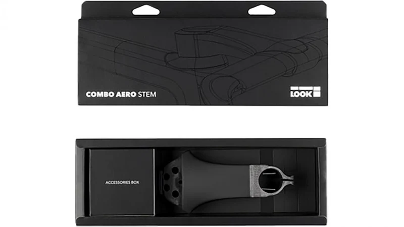 Look Combo Aero Vorbau -7° matt schwarz 140mm für 795 Blade RS Rennrad, integrierte Kabelführung