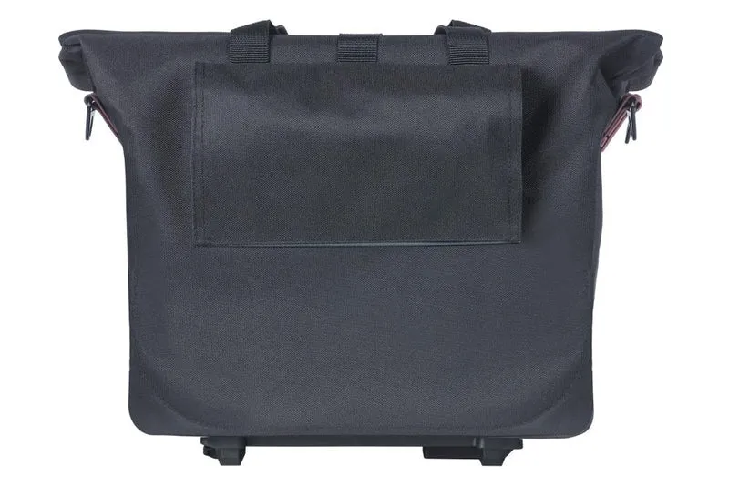 Basil Adapterplatte City MIK 2.0-KF-Hook Einzeltasche 11 Liter - wasserabweisende Fahrrad-Handtasche mit MIK- & Klickfix-Adapterplatte - Reflektor 19x30 5x26 5 cm - Fahrradhandtasche