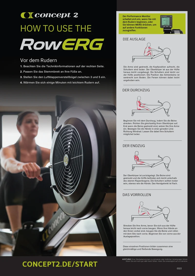 Concept2 RowErg Rudergerät