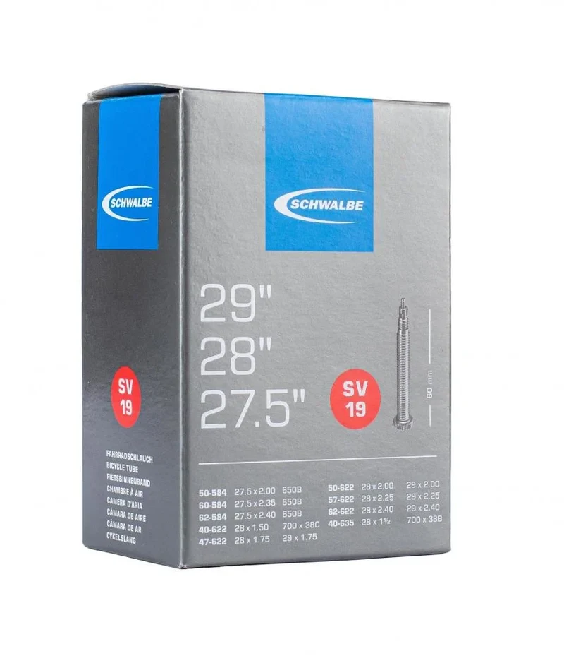 Schwalbe Fahrradschlauch SV19 Ventil 27,5"/28"/29" Zoll