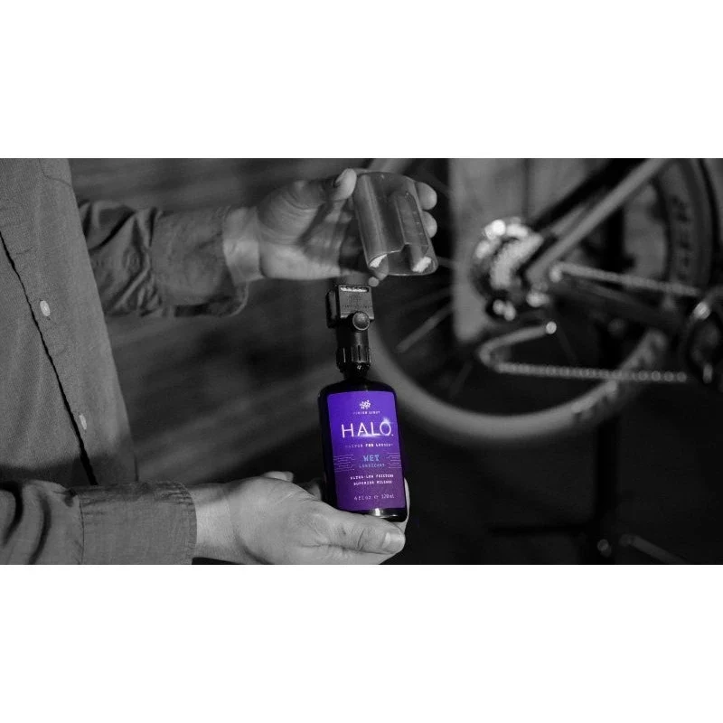 Finish Line HALO Wet Lube 120ml Flasche + Luber
