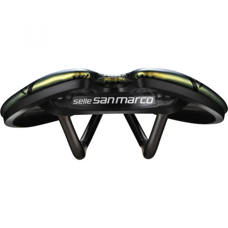 Selle San Marco Aspide Short Racing Sattel 155 x 250 mm Iridescent Gold - kurzer Rennradkomfort