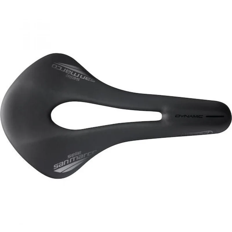 Selle San Marco Sattel Allroad Dynamic 146 x 268 mm Schwarz - komfortabler Gravel- und Touring-Sattel