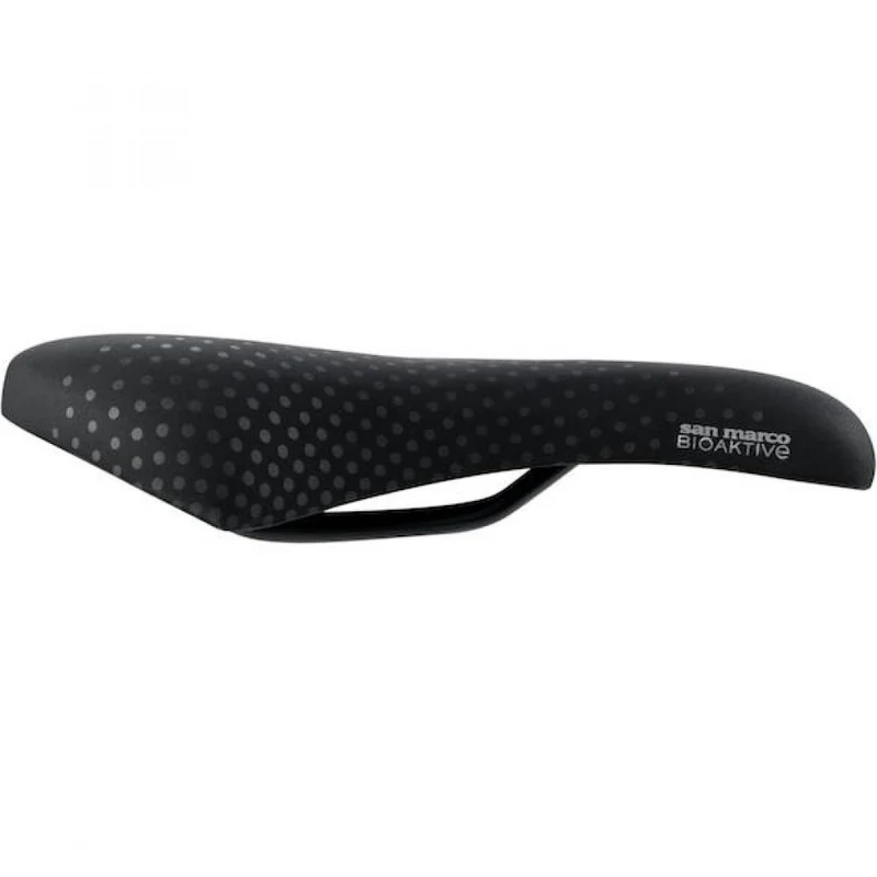 Selle San Marco Sattel Sportive Gel 150 x 270 mm Schwarz - komfortabler Trekking- & City-Sattel