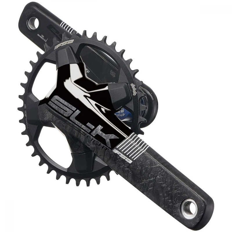 FSA Kurbelgarnitur SL-K Light BB386Evo 1x 172,5 mm Schwarz - leichte, steife Performance-Kurbel