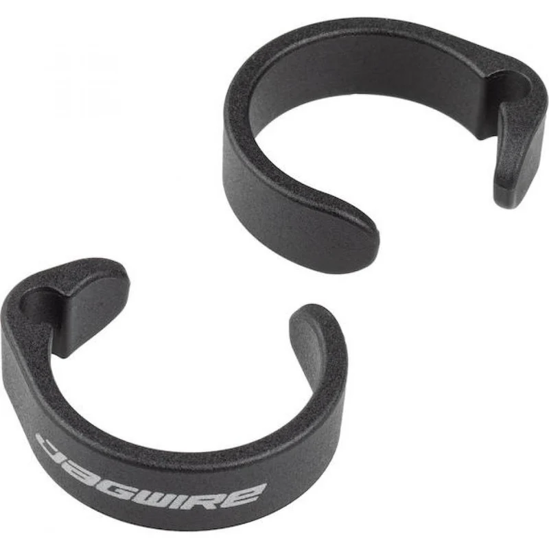 Jagwire Clip Ringe Ø 4-5 mm Schwarz - saubere Kabelführung am Lenker