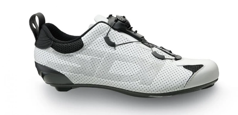 Sidi ROAD Tri-Sixty white 43 Weiß - Triathlon-Rennradschuh mit C-BOOST Carbonsohle