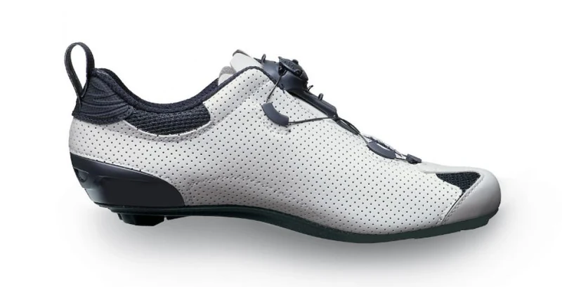Sidi ROAD Tri-Sixty white 43 Weiß - Triathlon-Rennradschuh mit C-BOOST Carbonsohle
