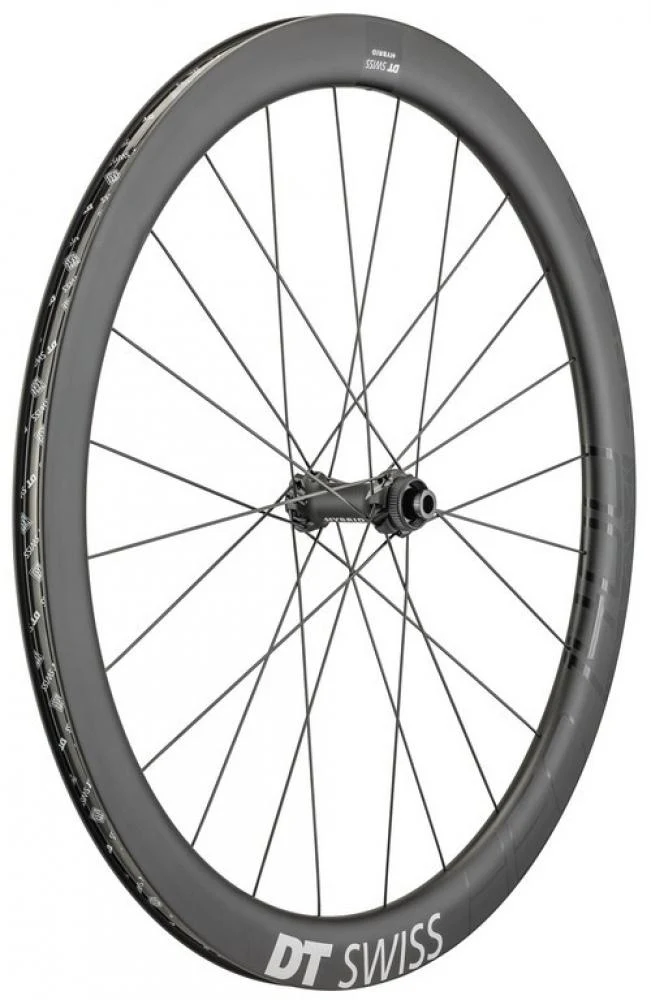DT Swiss Laufrad HEC 1400 Spline 29" 47 mm schwarz - aerodynamisches eRoad Upgrade