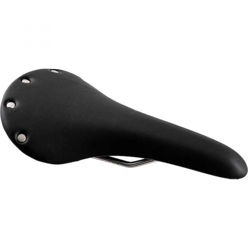 Procraft Sattel Retro II 272 x 153 mm Schwarz - komfortabler Retro-Fahrradsattel