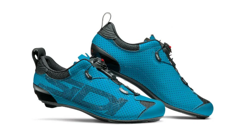 Sidi Road Tri Sixty 45,5 Petrol - leichter Triathlon-Radschuh mit Carbonsohle