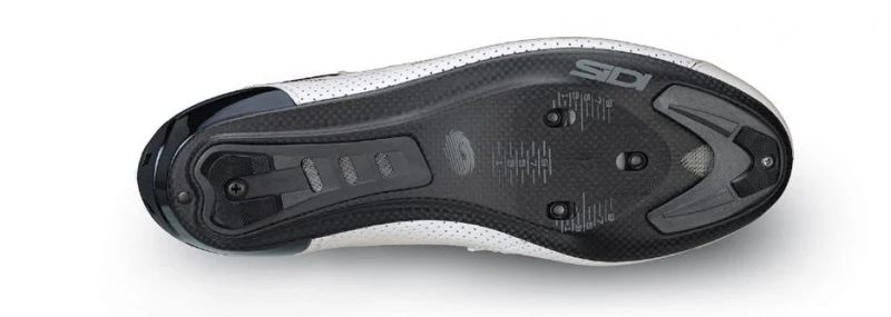 Sidi ROAD Tri-Sixty white 41 Weiß - Triathlon-Rennradschuh mit Carbonsohle
