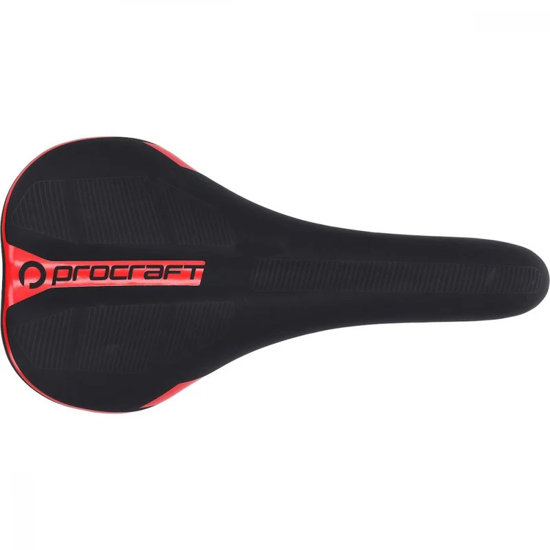 Procraft Sattel Race 278 x 140 mm Rot - sportlicher Rennradsattel für effizientes Fahren