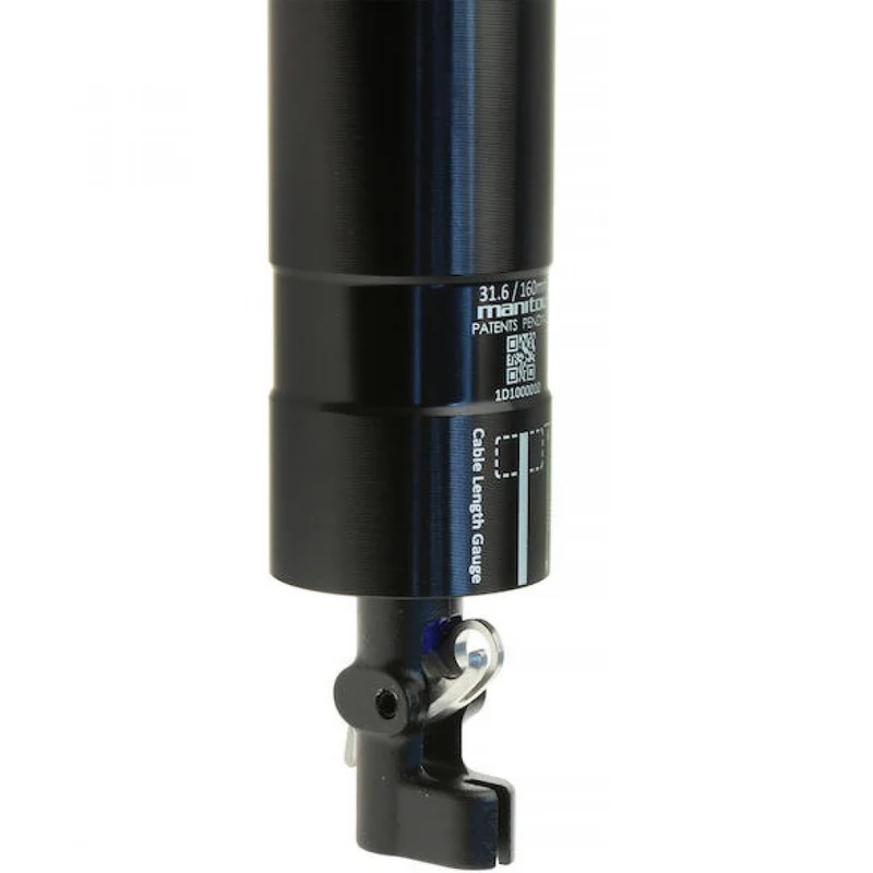 Manitou Vario-Sattelstütze Jack 31,6 mm Schwarz - zuverlässige Dropper-Post für Trail & Enduro
