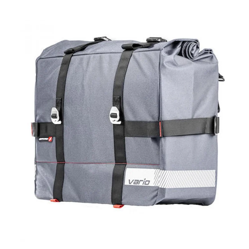 Centurion Cargo Packtaschen-Set für Gepäckträger Vario 2 x 20 Liter Grau - flexible Transportlösung