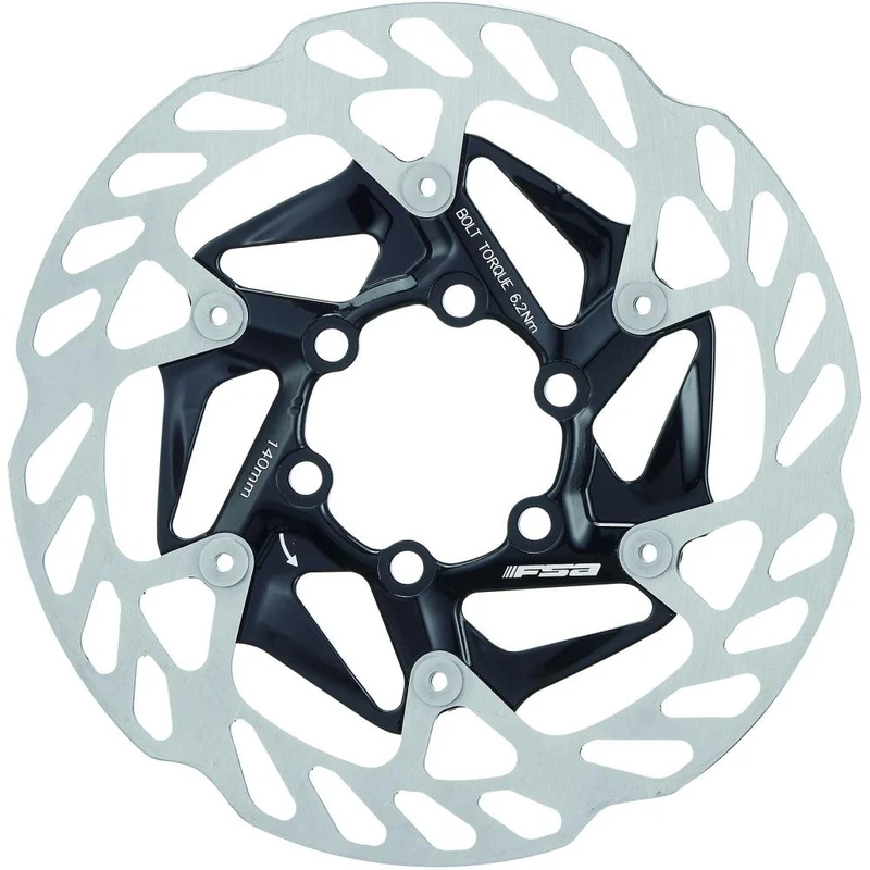 FSA K-Force WE Bremsscheibe 140 mm 6-Loch - Leicht & Aerodynamisch