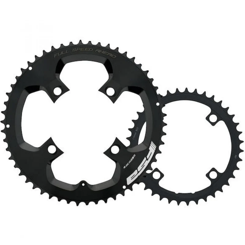 FSA Kettenblatt Road Powerbox/SL-K ABS 4-Arm 110 mm x 42 T Stealth black - präzises Schalten