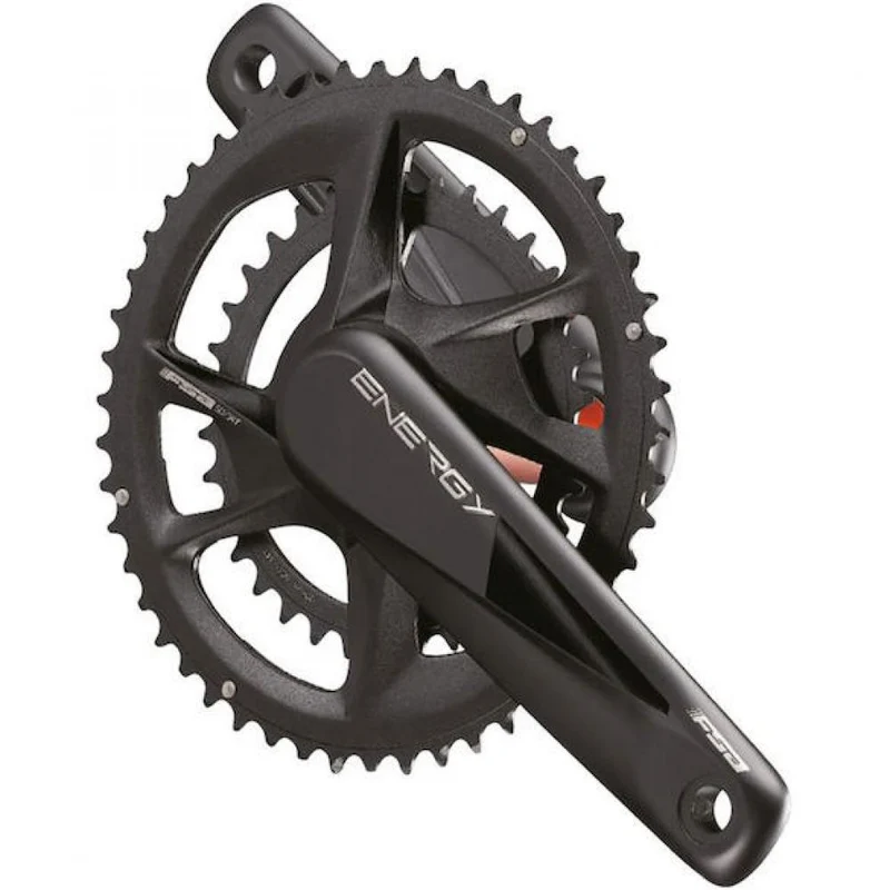 FSA Kurbelgarnitur Energy Modular BB386Evo 2x 172,5 mm Schwarz - vielseitige Performance