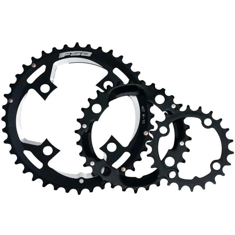 FSA Kettenblatt MTB 4-Arm 3x 104 mm x 32 T Schwarz - präzises Schalten für MTB-Antriebe