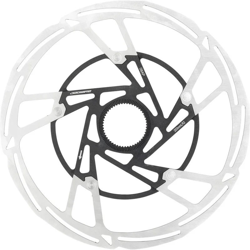 Jagwire Pro LR2 Bremsscheibe 203 mm Centerlock - Leises Bremsen, konstante Bremspower